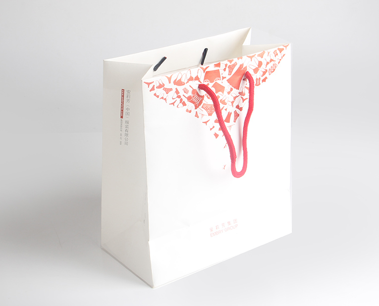 純潔、簡(jiǎn)約圣誕手提袋